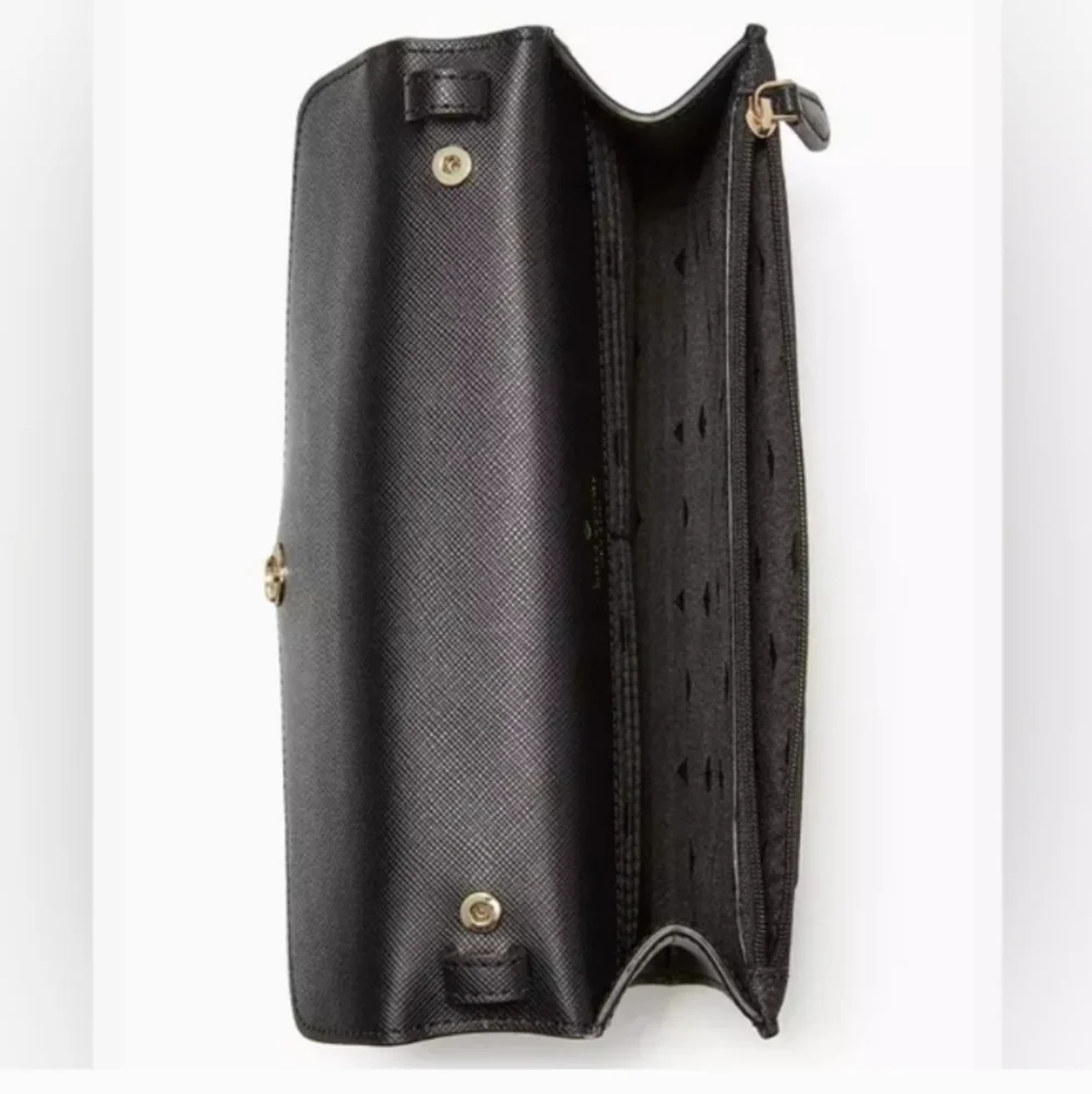 🎉 SALE 🎉 NWT Kate Spade Tinsel Flap Crossbody Convertible Clutch Glitter